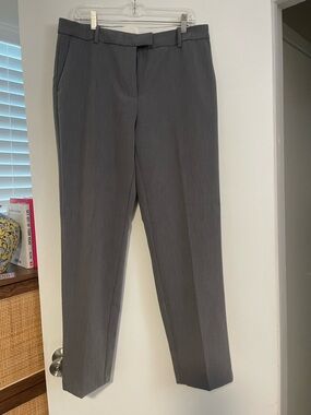 H&M Gray Straight-Leg Dress Pants